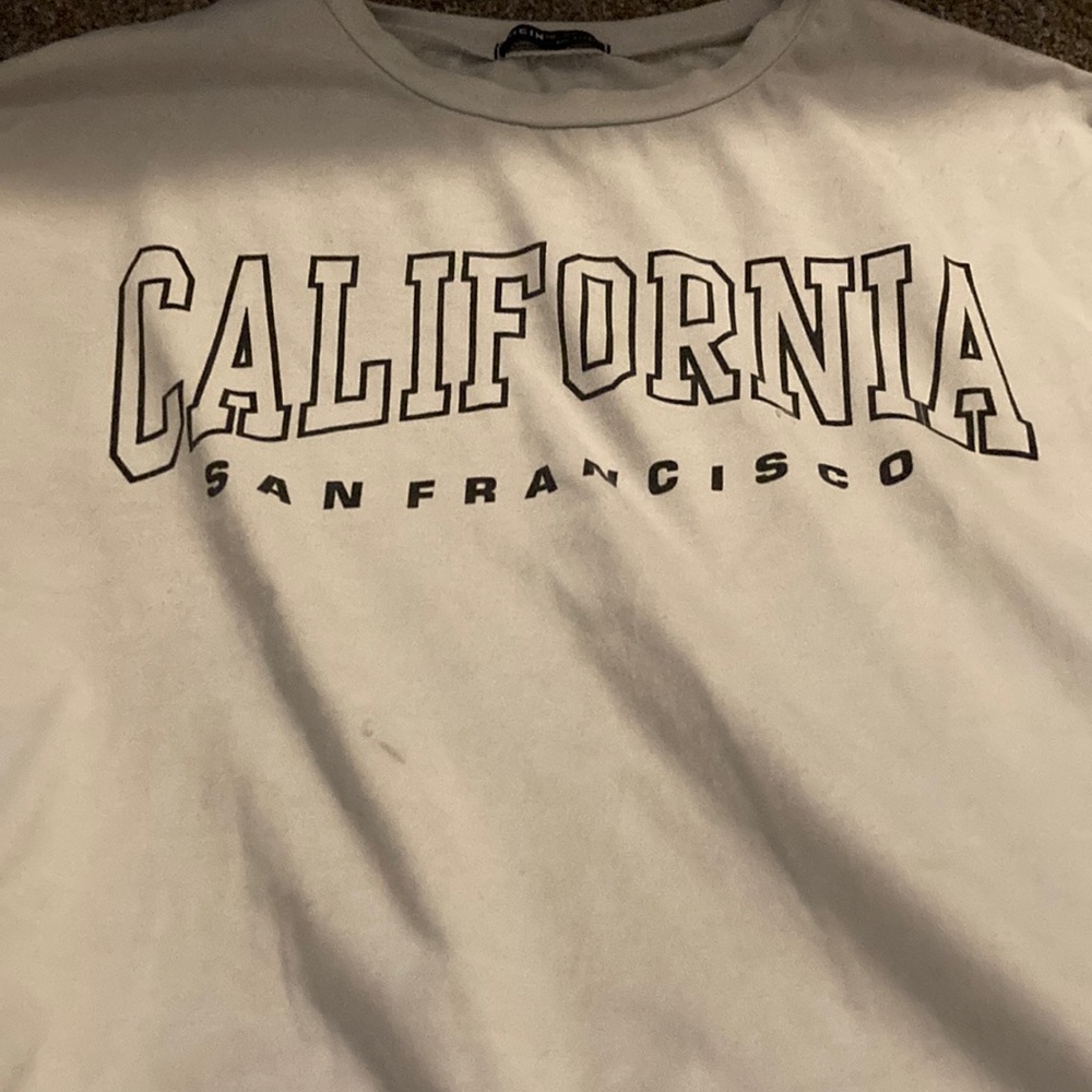 White shirt California